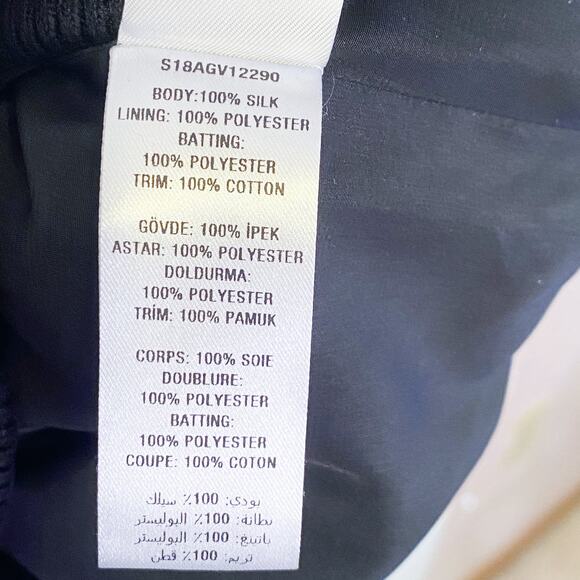 Opening Ceremony Floral 1/4 Zip Silk Bomber Jacket Rare - Picture 10 of 11